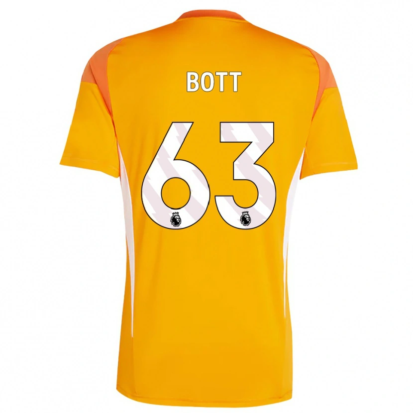 Danxen Kinderen Aaron Bott #63 Oranje Wit Keepersshirt 2025/26 T-Shirt België