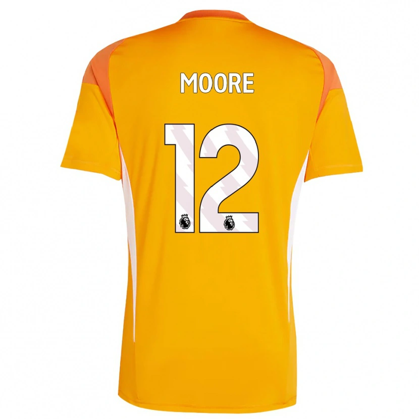 Danxen Kinderen Daniel Moore #12 Oranje Wit Keepersshirt 2025/26 T-Shirt België