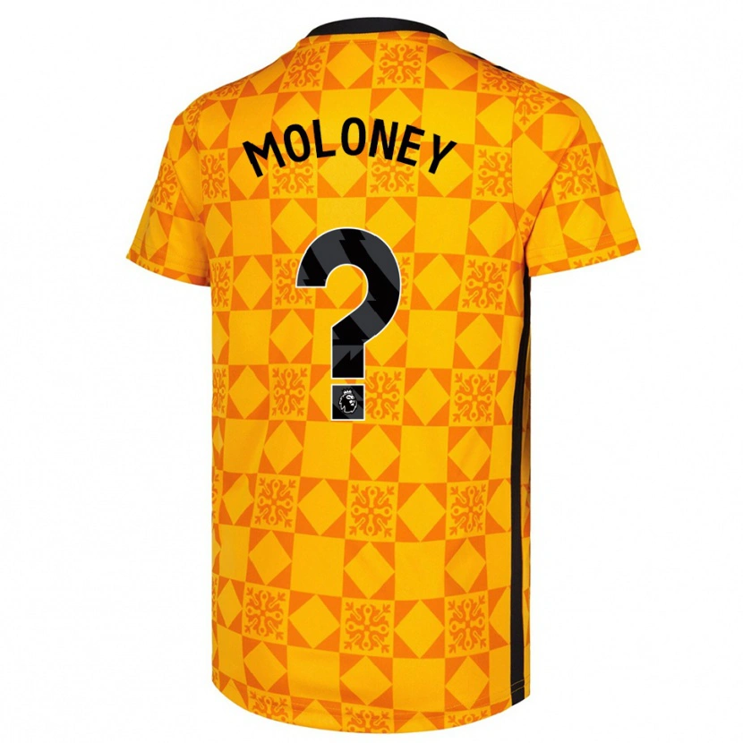 Danxen Kinderen Grace Moloney #0 Geel Zwart Keepersshirt 2025/26 T-Shirt België