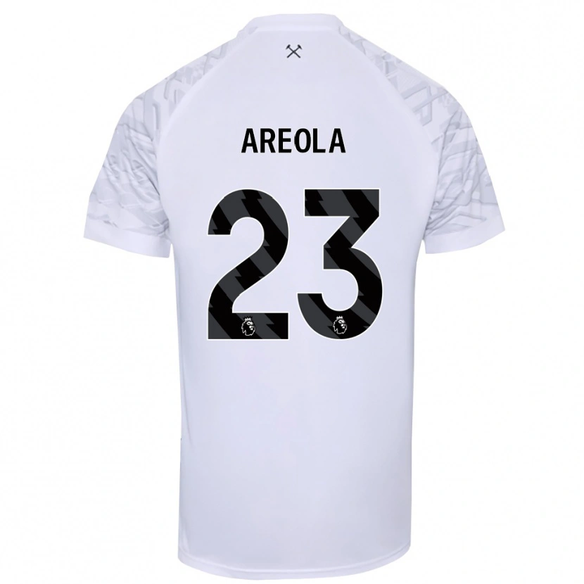 Danxen Kinderen Alphonse Areola #23 Wit Zwart Keepersshirt 2025/26 T-Shirt België