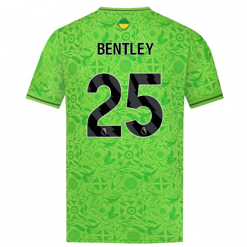Danxen Kinderen Daniel Bentley #25 Groen Zwart Keepersshirt 2025/26 T-Shirt België