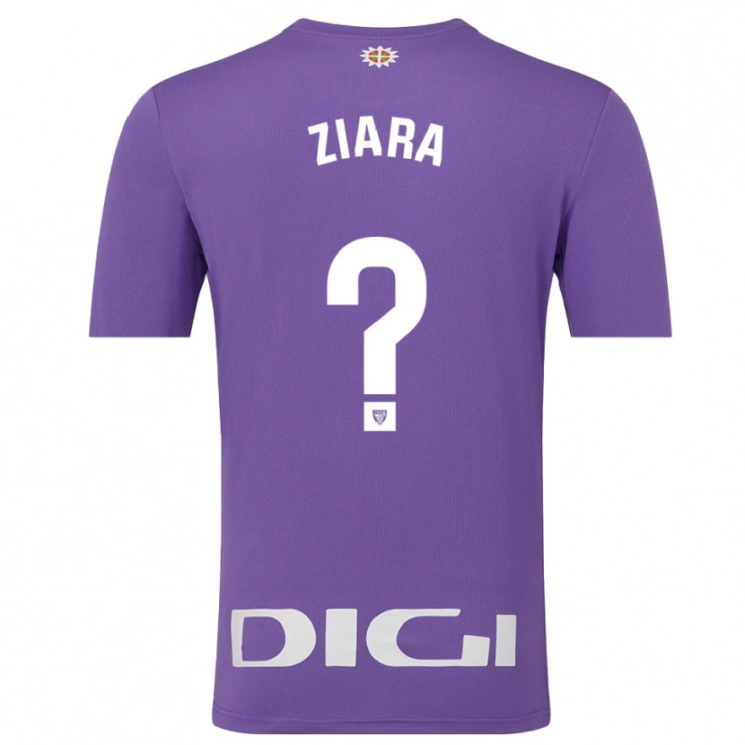 Danxen Kinderen Ziara Vega Uribarri #0 Paars Wit Keepersshirt 2025/26 T-Shirt België