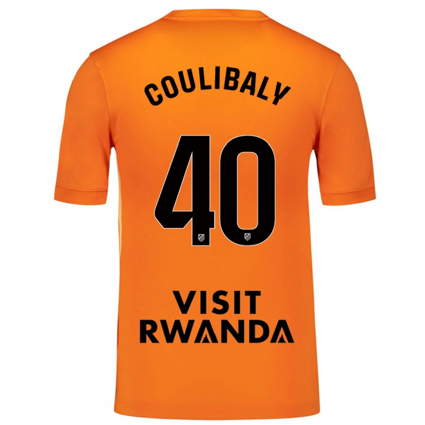 Danxen Kinderen Izan Coulibaly #40 Oranje Zwart Keepersshirt 2025/26 T-Shirt België