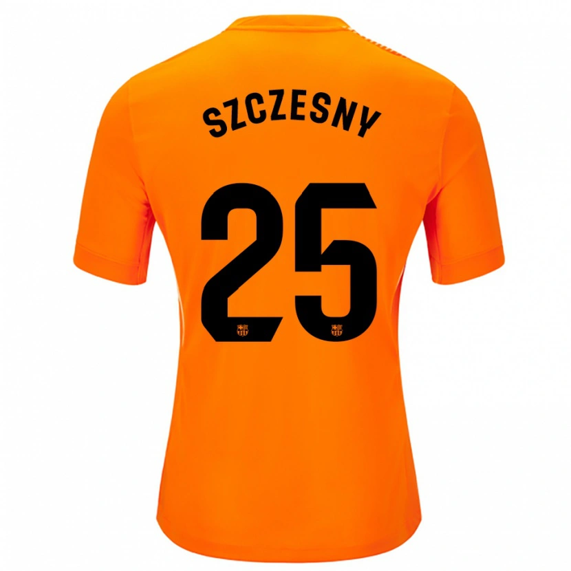 Danxen Kinderen Wojciech Szczesny #25 Oranje Zwart Keepersshirt 2025/26 T-Shirt België