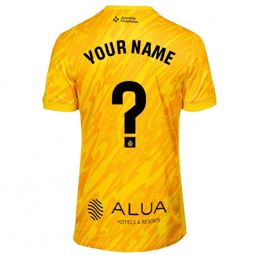 Danxen Kinderen RCD Mallorca Oranje Zwart Keepersshirt 2025/26 T-Shirt België
