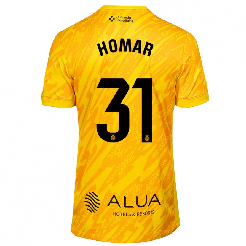 Danxen Kinderen Gaspar Homar #31 Oranje Zwart Keepersshirt 2025/26 T-Shirt België