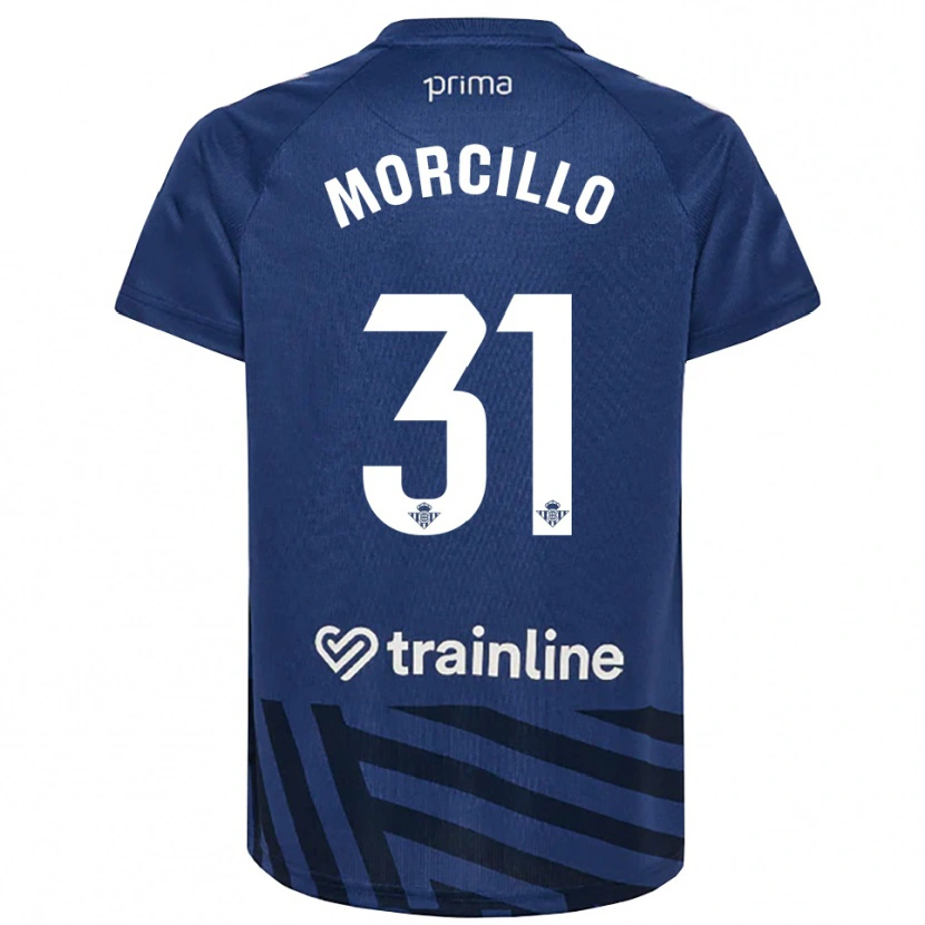 Danxen Kinderen Ana Morcillo #31 Koninklijk Blauw Wit Keepersshirt 2025/26 T-Shirt België