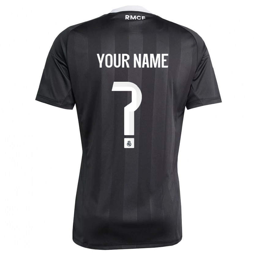 Danxen Kinderen Real Madrid Zwart Wit Keepersshirt 2025/26 T-Shirt België