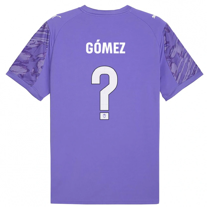 Danxen Kinderen Alain Gómez #0 Lila Wit Keepersshirt 2025/26 T-Shirt België