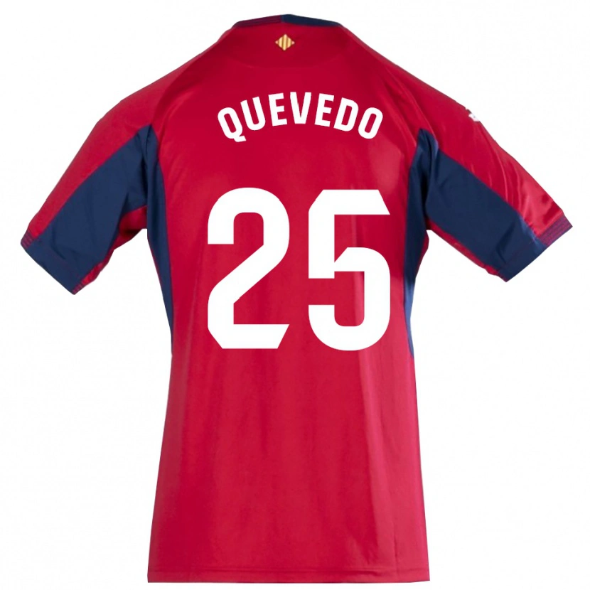 Danxen Kinderen Alex Quevedo #25 Koninklijk Blauw Rood Keepersshirt 2025/26 T-Shirt België