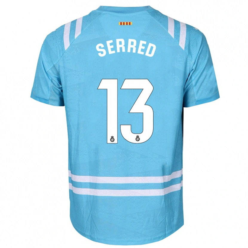 Danxen Kinderen Llorenç Serred #13 Lichtblauw Wit Keepersshirt 2025/26 T-Shirt België
