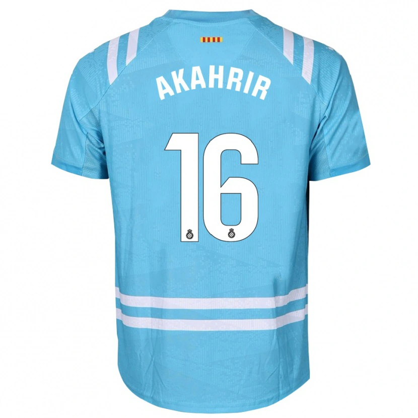 Danxen Kinderen Mohamed Akahrir #16 Lichtblauw Wit Keepersshirt 2025/26 T-Shirt België