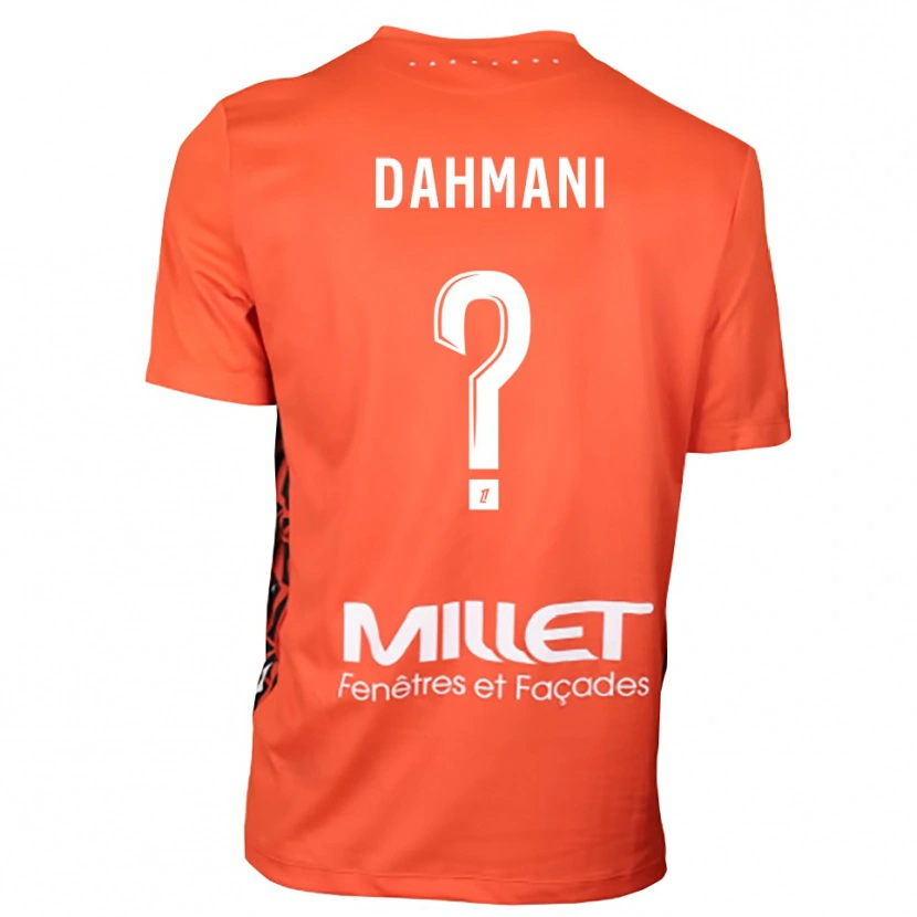 Danxen Kinderen Waël Dahmani #0 Oranje Wit Keepersshirt 2025/26 T-Shirt België