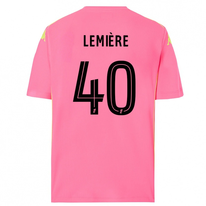 Danxen Kinderen Pauline Lemière #40 Hot Pink Zwart Keepersshirt 2025/26 T-Shirt België