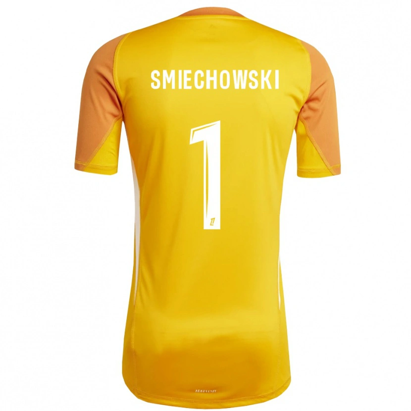Danxen Kinderen Artur Smiechowski #1 Oranje Wit Keepersshirt 2025/26 T-Shirt België