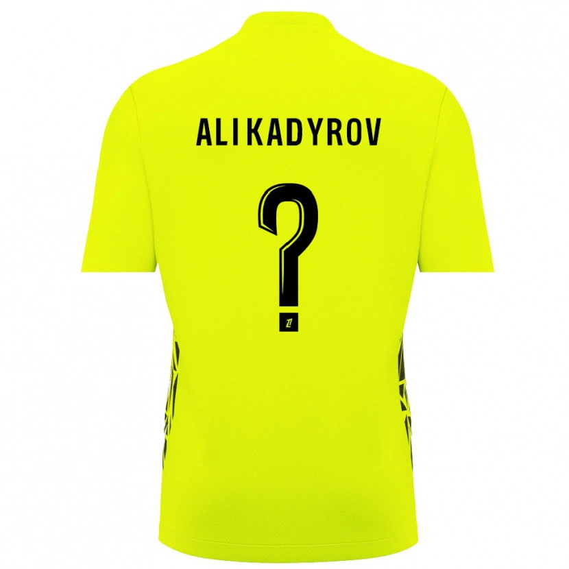 Danxen Kinderen Tourpal Ali Kadyrov #0 Fluorescerend Groen Keepersshirt 2025/26 T-Shirt België