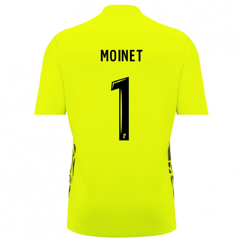 Danxen Kinderen Victor Moinet #1 Fluorescerend Groen Keepersshirt 2025/26 T-Shirt België
