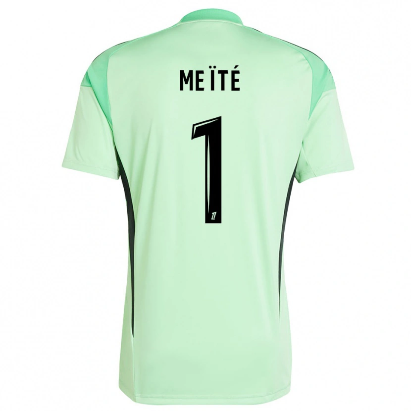 Danxen Kinderen Ibrahim Meïté #1 Lichtgroen Zwart Keepersshirt 2025/26 T-Shirt België