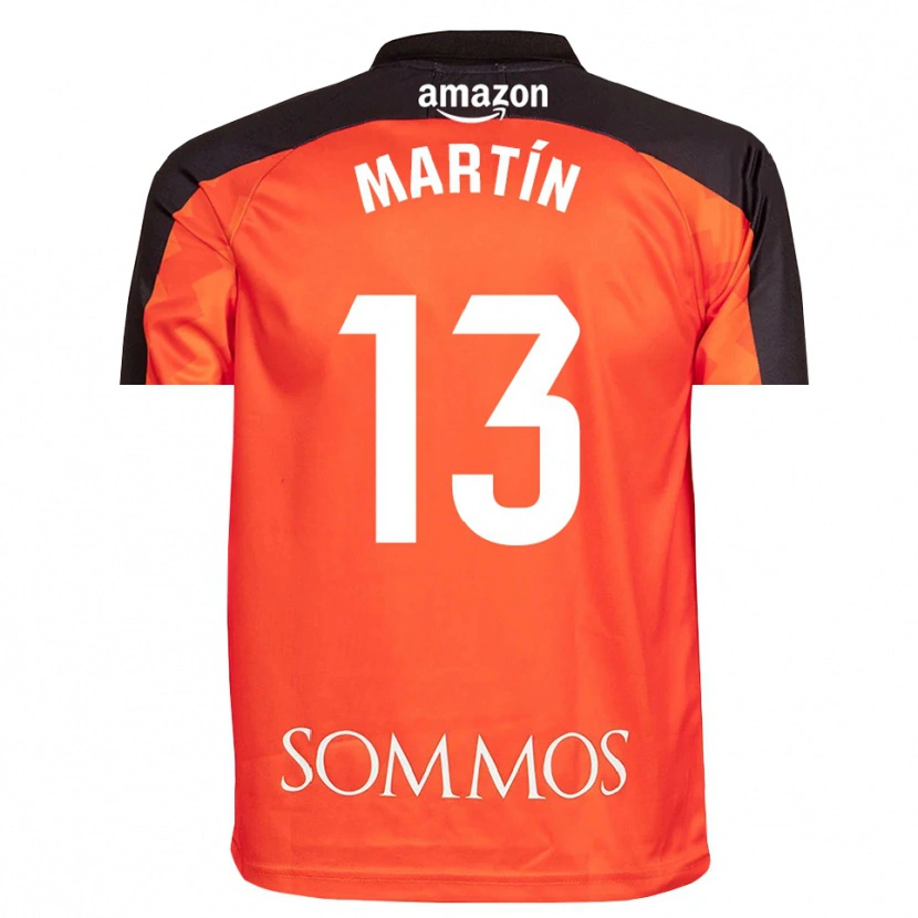 Danxen Kinderen Dani Martín #13 Oranje Zwart Keepersshirt 2025/26 T-Shirt België