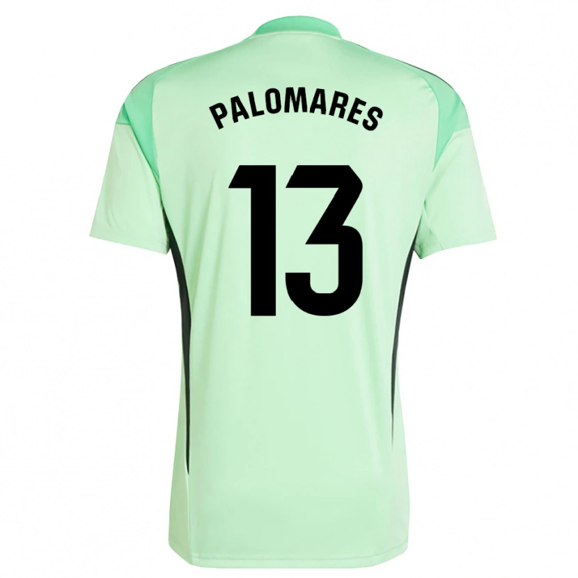 Danxen Kinderen Juanpa Palomares #13 Lichtgroen Zwart Keepersshirt 2025/26 T-Shirt België