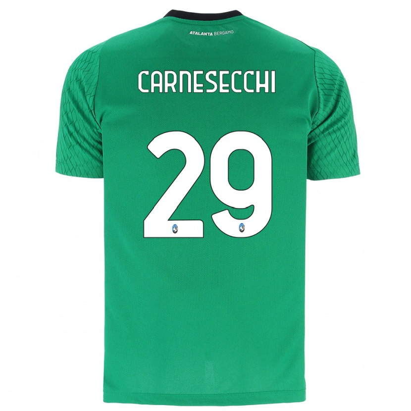 Danxen Kinderen Marco Carnesecchi #29 Smaragd Groen Keepersshirt 2025/26 T-Shirt België