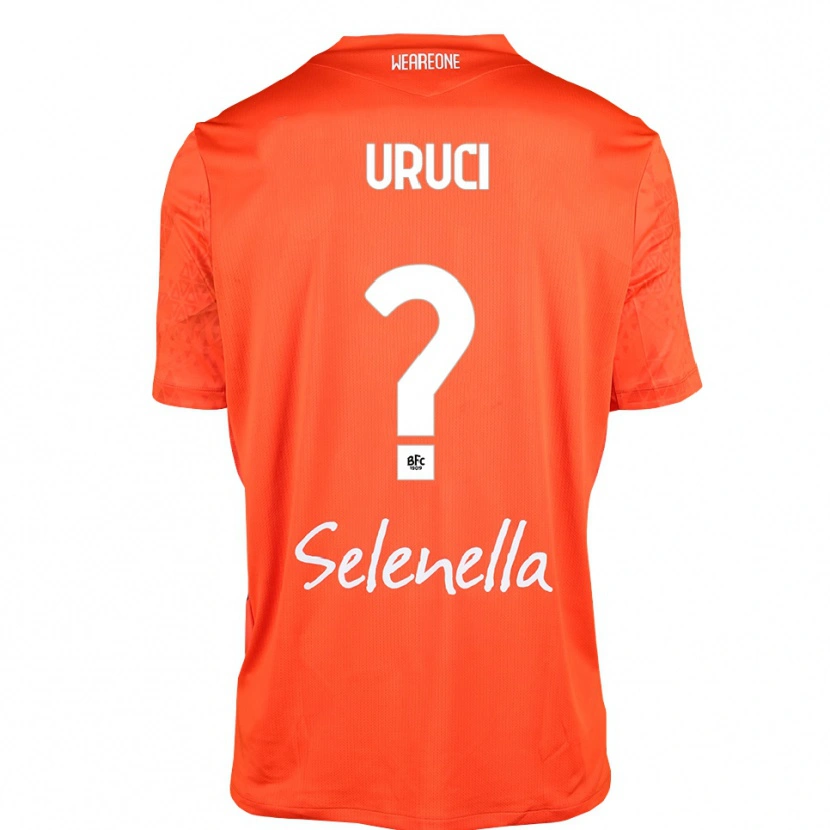 Danxen Kinderen Klejton Uruci #0 Oranje Zwart Wit Keepersshirt 2025/26 T-Shirt België