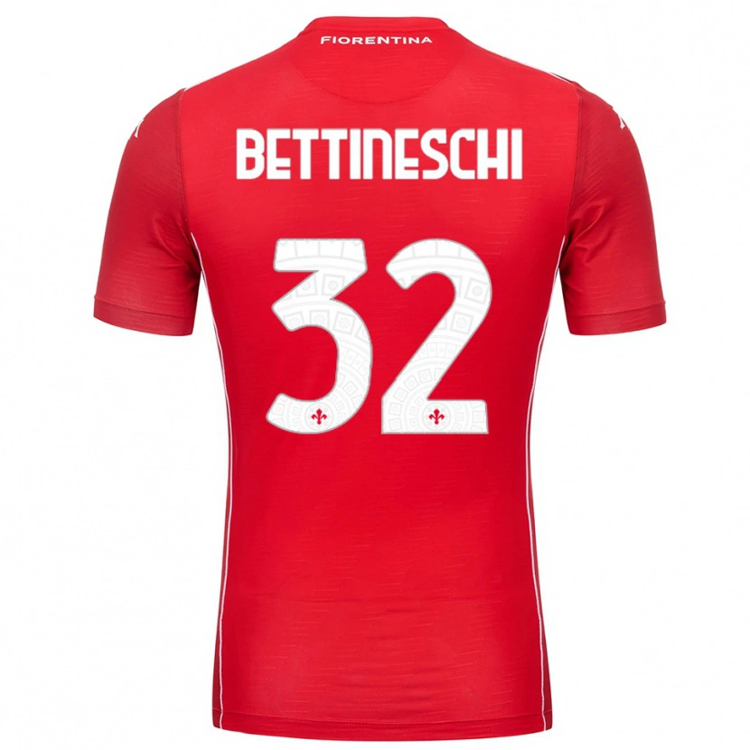 Danxen Kinderen Giorgia Bettineschi #32 Rood Wit Keepersshirt 2025/26 T-Shirt België