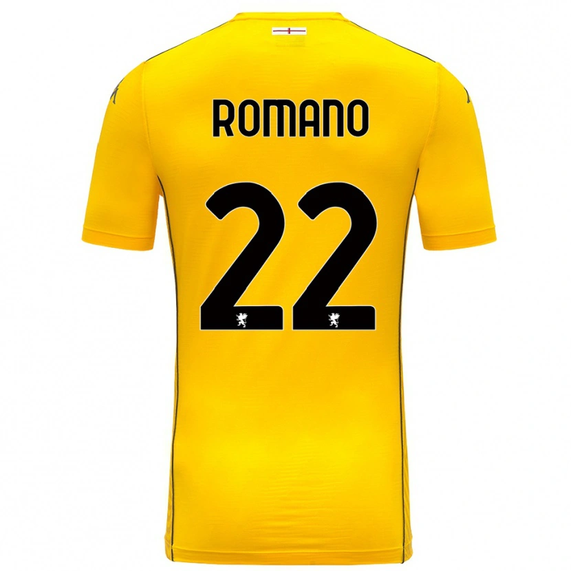 Danxen Kinderen Andrew Romano #22 Donker Geel Zwart Keepersshirt 2025/26 T-Shirt België