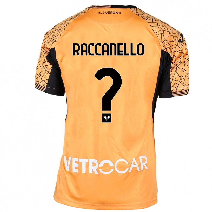 Danxen Kinderen Marco Raccanello #0 Oranje Zwart Wit Keepersshirt 2025/26 T-Shirt België