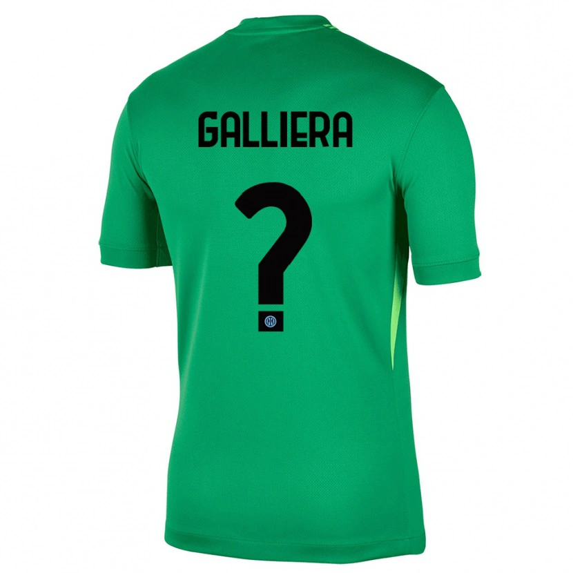 Danxen Kinderen Carlo Galliera #0 Licht Groen Zwart Keepersshirt 2025/26 T-Shirt België
