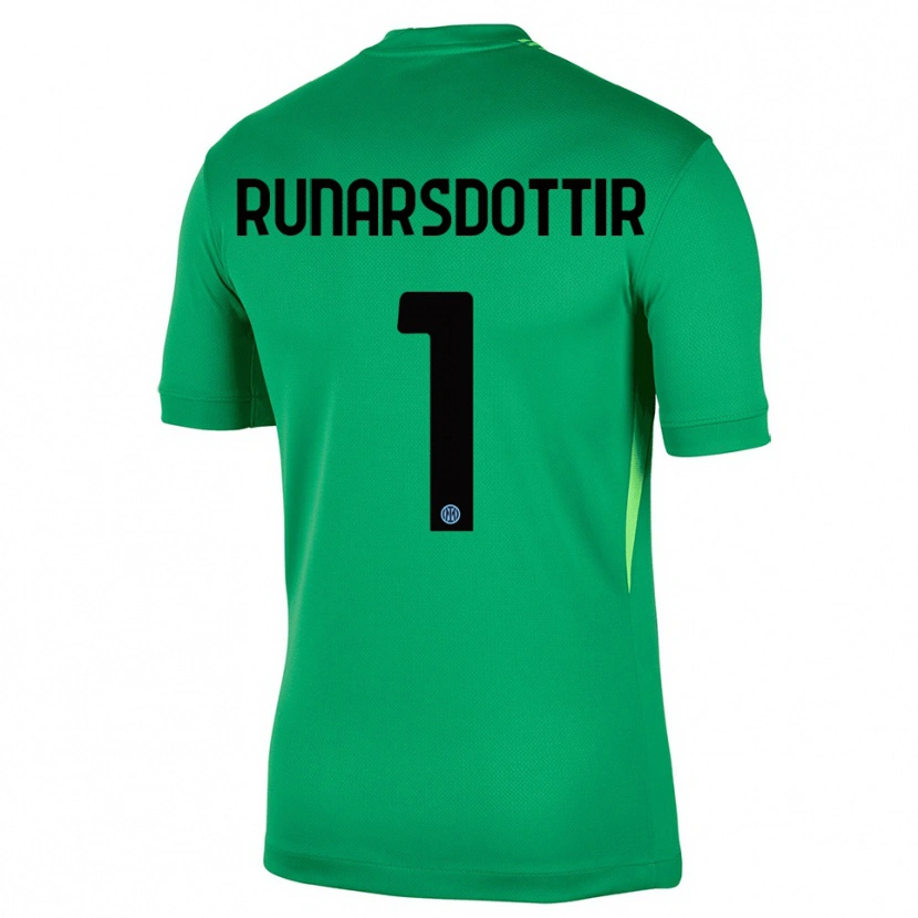 Danxen Kinderen Cecilía Rán Rúnarsdóttir #1 Licht Groen Zwart Keepersshirt 2025/26 T-Shirt België