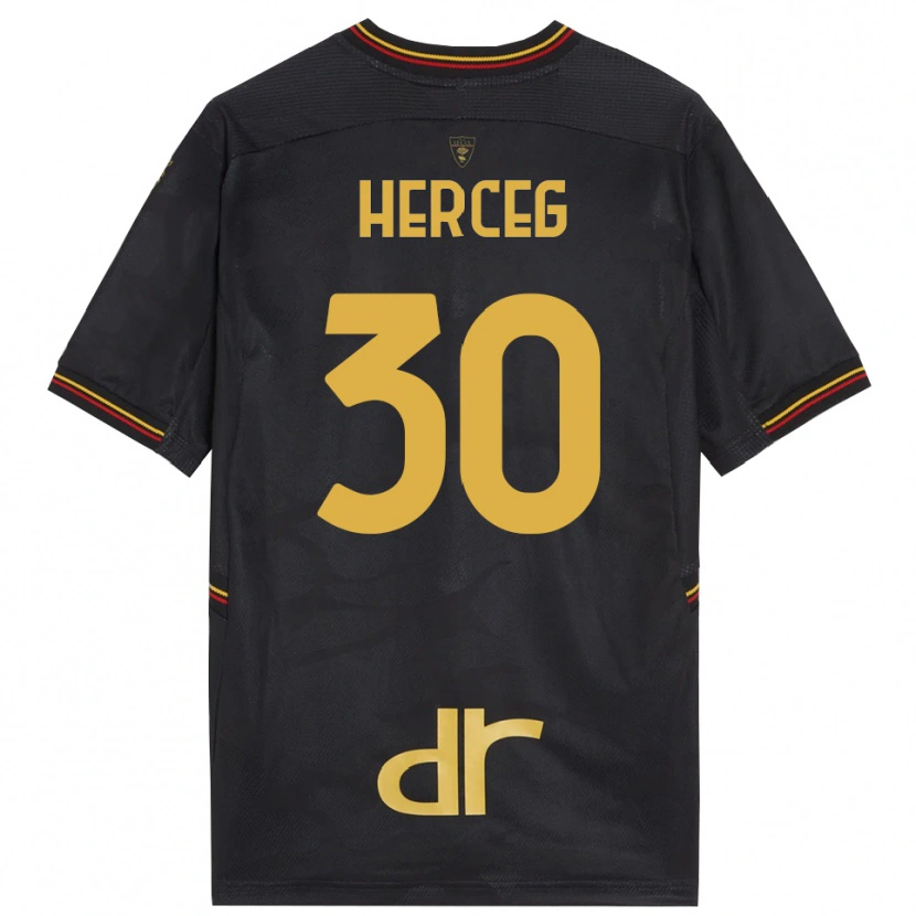 Danxen Kinderen Lovro Herceg #30 Zwart Bruin Keepersshirt 2025/26 T-Shirt België