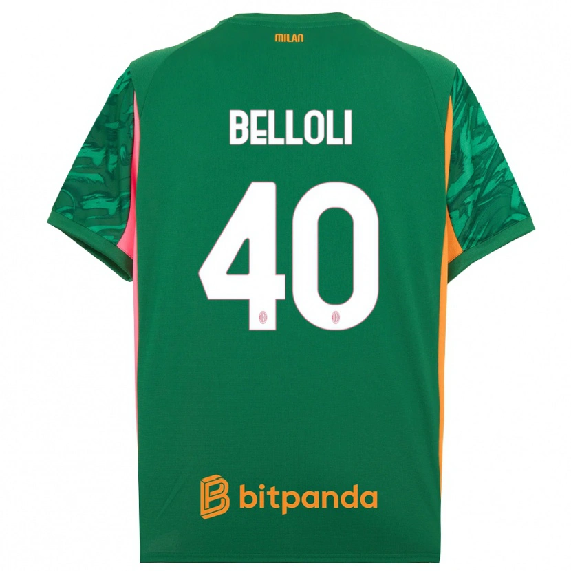 Danxen Kinderen Sofia Belloli #40 Groen Oranje Roze Keepersshirt 2025/26 T-Shirt België