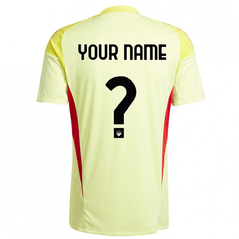 Danxen Kinderen AS Roma Licht Geel Oranje Keepersshirt 2025/26 T-Shirt België