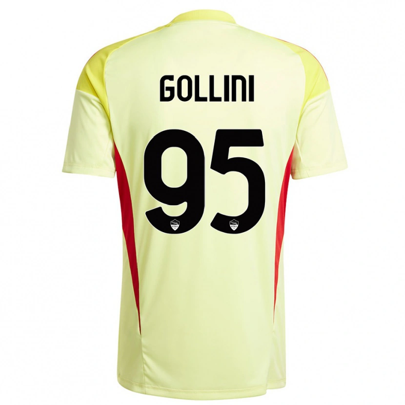 Danxen Kinderen Pierluigi Gollini #95 Licht Geel Oranje Keepersshirt 2025/26 T-Shirt België