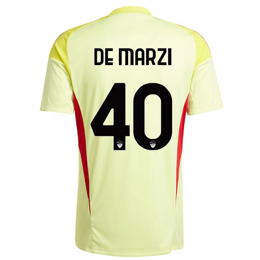 Danxen Kinderen Giorgio De Marzi #40 Licht Geel Oranje Keepersshirt 2025/26 T-Shirt België