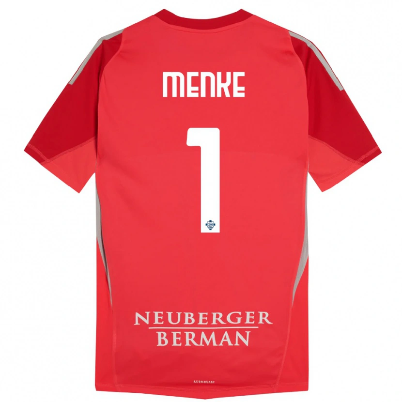 Danxen Kinderen Henrique Menke #1 Rood Grijs Keepersshirt 2025/26 T-Shirt België