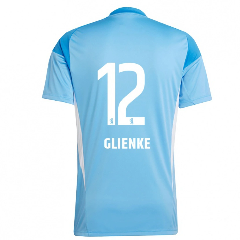 Danxen Kinderen Niklas Glienke #12 Blauw Zwart Keepersshirt 2025/26 T-Shirt België
