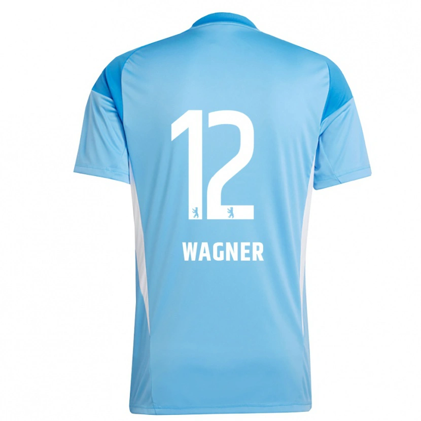 Danxen Kinderen Melanie Wagner #12 Blauw Zwart Keepersshirt 2025/26 T-Shirt België