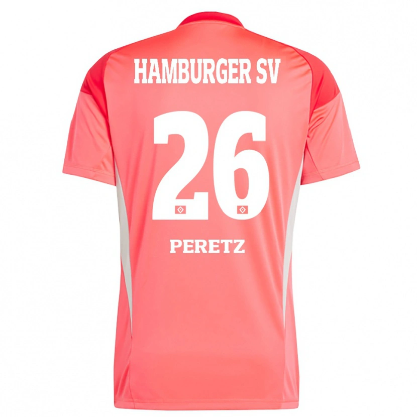 Danxen Kinderen Daniel Peretz #26 Rood Oranje Keepersshirt 2025/26 T-Shirt België
