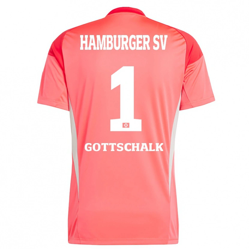Danxen Kinderen Juri Gottschalk #1 Rood Oranje Keepersshirt 2025/26 T-Shirt België