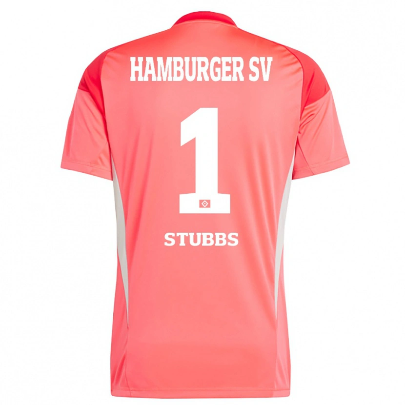 Danxen Kinderen James Stubbs #1 Rood Oranje Keepersshirt 2025/26 T-Shirt België