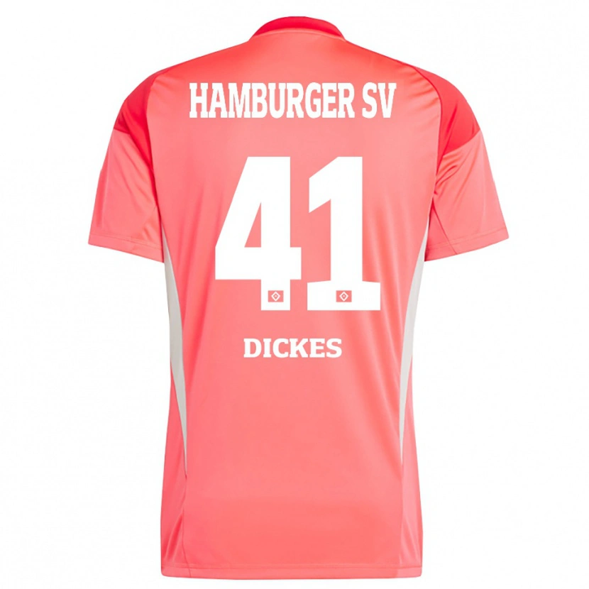 Danxen Kinderen Fernando Dickes #41 Rood Oranje Keepersshirt 2025/26 T-Shirt België