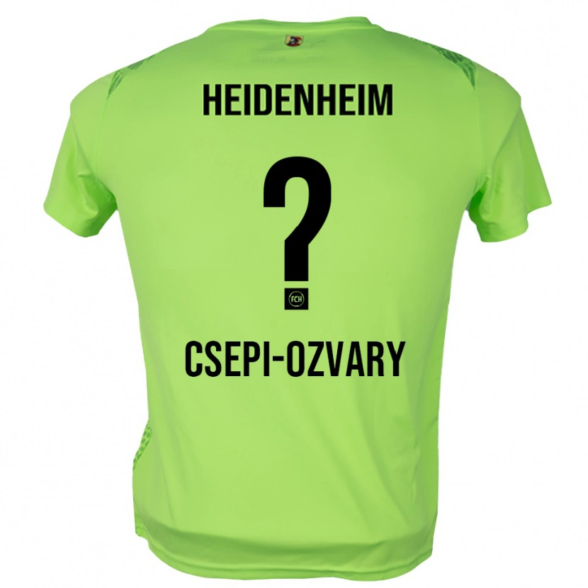 Danxen Kinderen Marcell Csepi-Ozvary #0 Bleek Groen Keepersshirt 2025/26 T-Shirt België