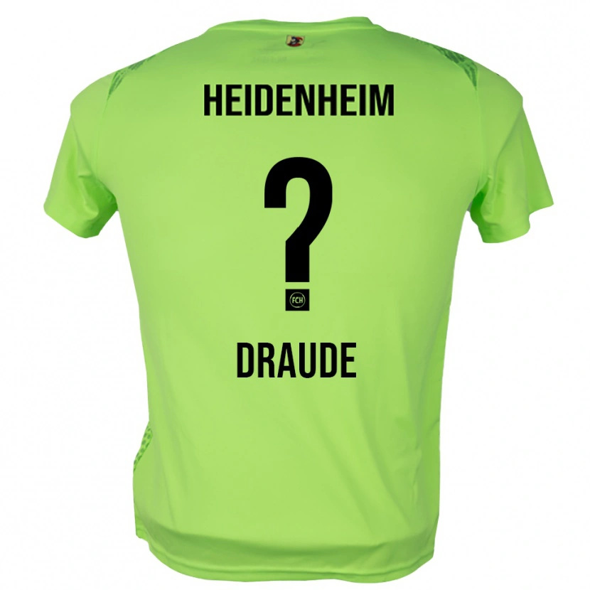 Danxen Kinderen Michel Draude #0 Bleek Groen Keepersshirt 2025/26 T-Shirt België