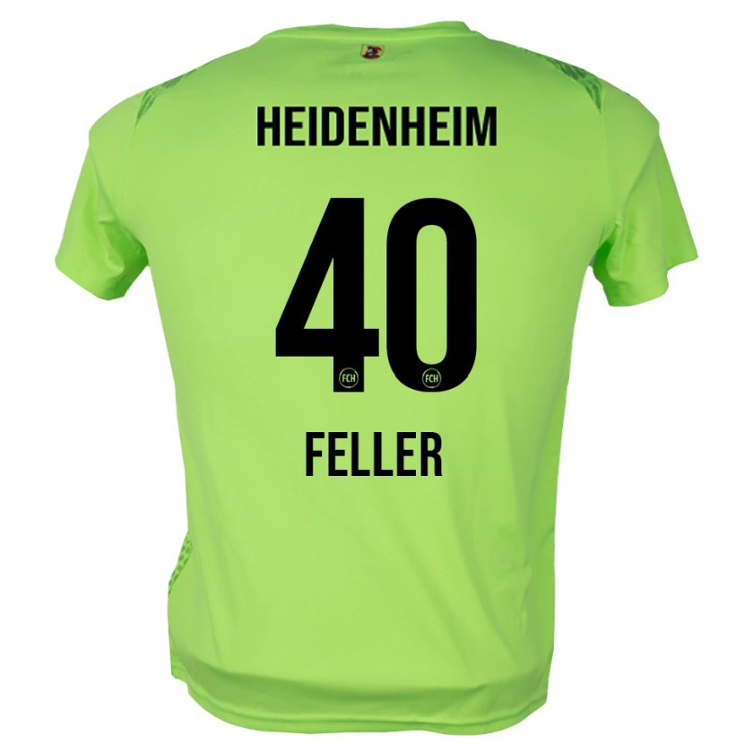 Danxen Kinderen Frank Feller #40 Bleek Groen Keepersshirt 2025/26 T-Shirt België
