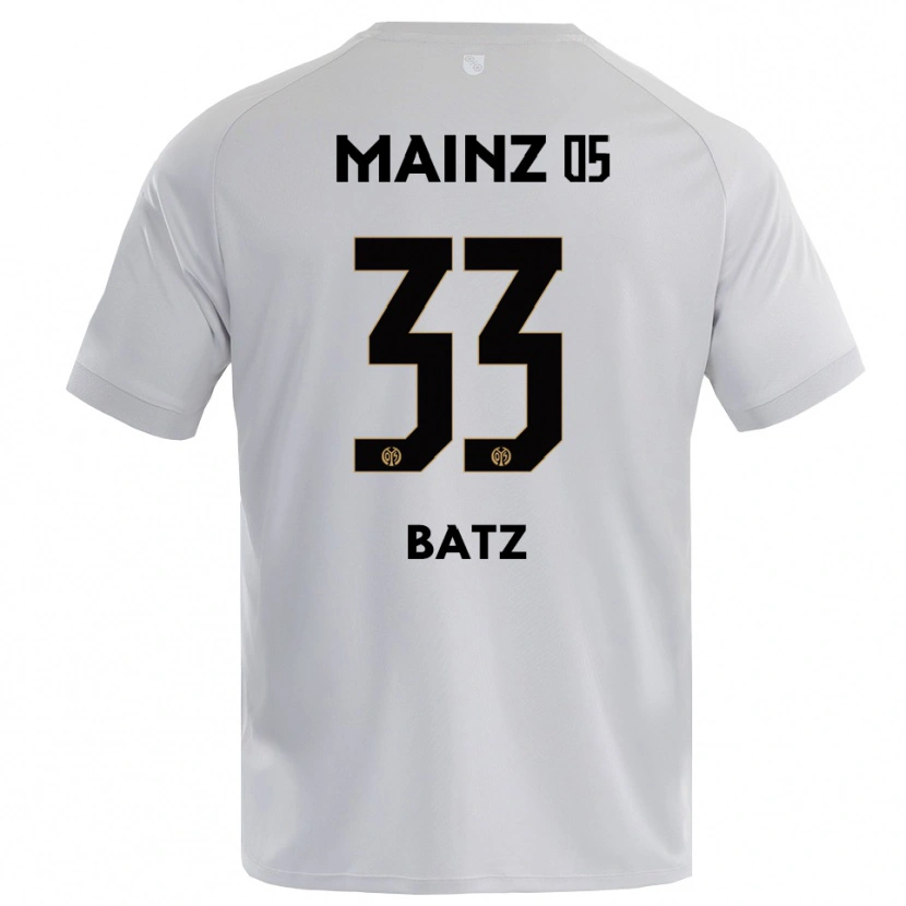 Danxen Kinderen Daniel Batz #33 Lichtgrijs Blauw Keepersshirt 2025/26 T-Shirt België