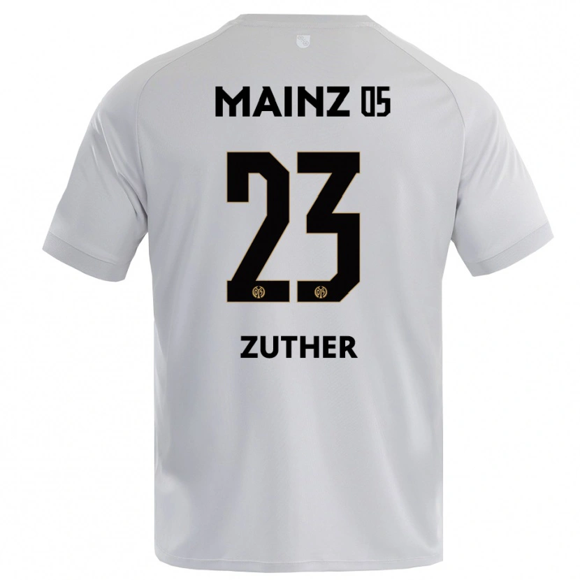 Danxen Kinderen Pit Zuther #23 Lichtgrijs Blauw Keepersshirt 2025/26 T-Shirt België