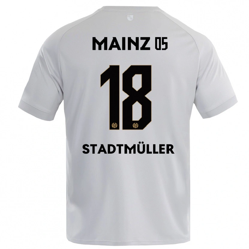 Danxen Kinderen Elias Stadtmüller #18 Lichtgrijs Blauw Keepersshirt 2025/26 T-Shirt België
