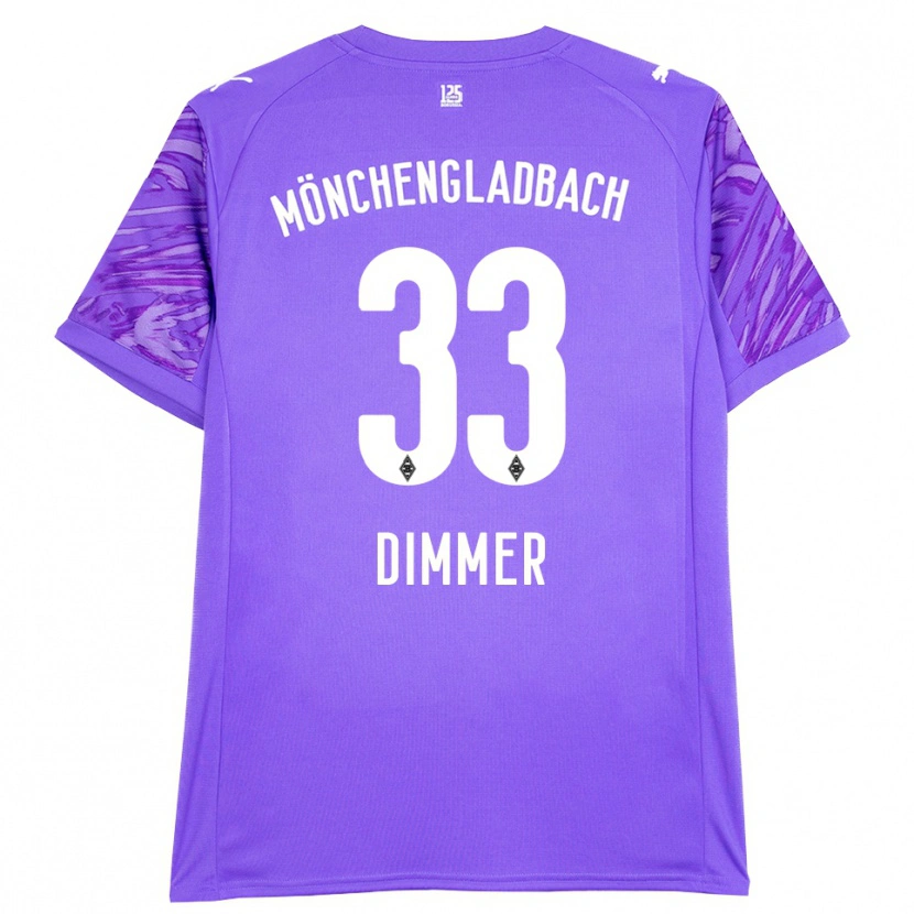 Danxen Kinderen Florian Dimmer #33 Lila Wit Keepersshirt 2025/26 T-Shirt België